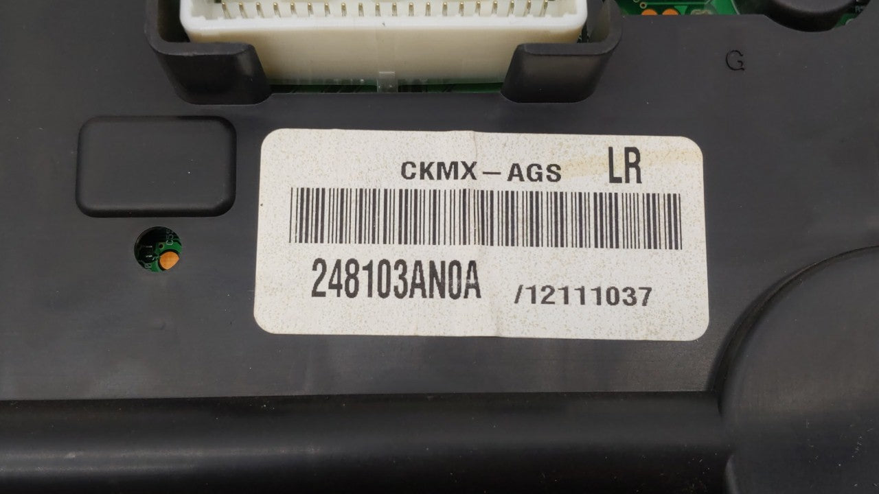 2012 Nissan Versa Instrument Cluster Speedometer Gauges P/N:248103AN0A Fits OEM Used Auto Parts - Oemusedautoparts1.com