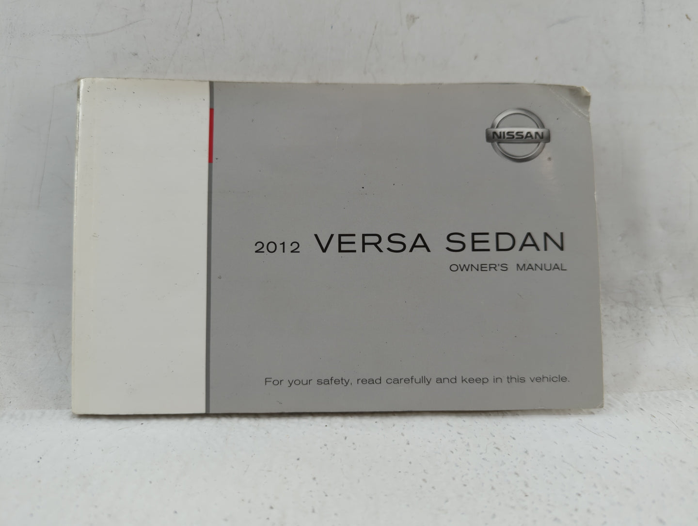 2012 Nissan Versa Owners Manual Book Guide P/N:OM2E 0N17U1 OEM Used Auto Parts - Oemusedautoparts1.com