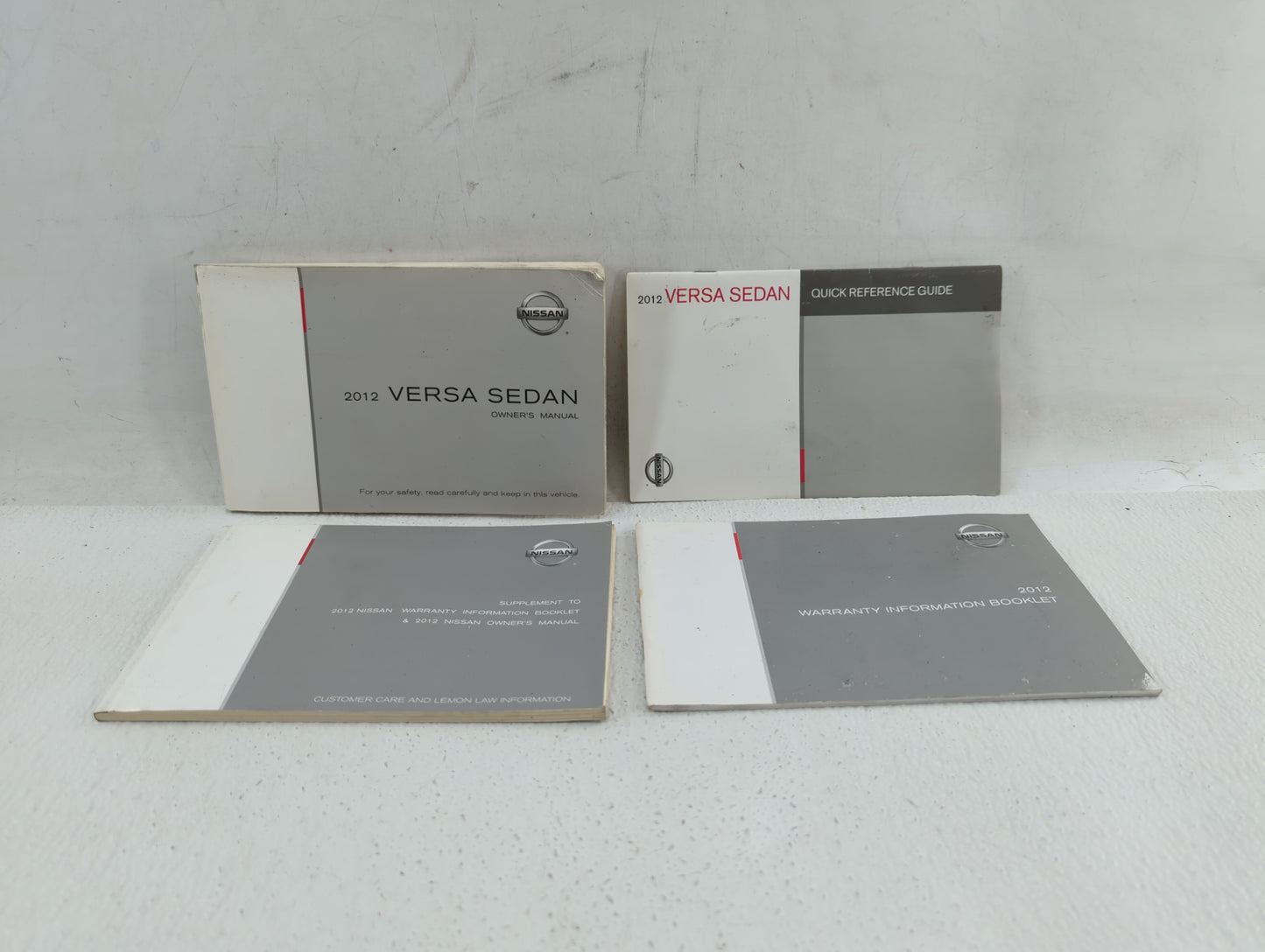 2012 Nissan Versa Owners Manual Book Guide P/N:OM2E 0N17U1 OEM Used Auto Parts - Oemusedautoparts1.com