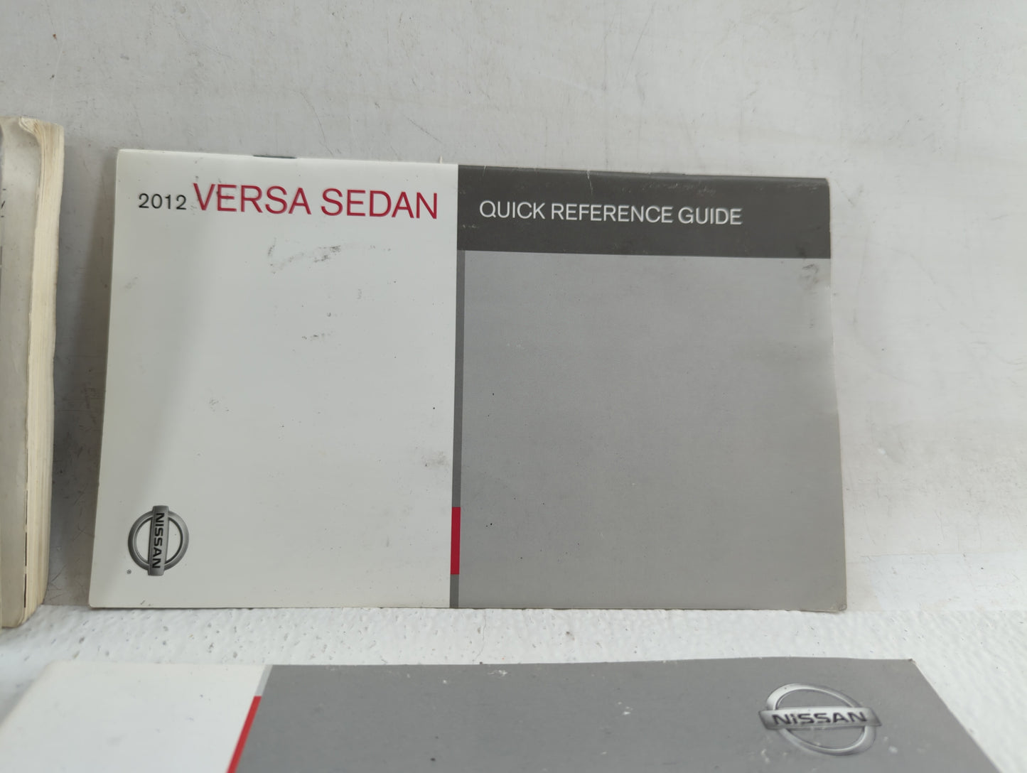 2012 Nissan Versa Owners Manual Book Guide P/N:OM2E 0N17U1 OEM Used Auto Parts - Oemusedautoparts1.com
