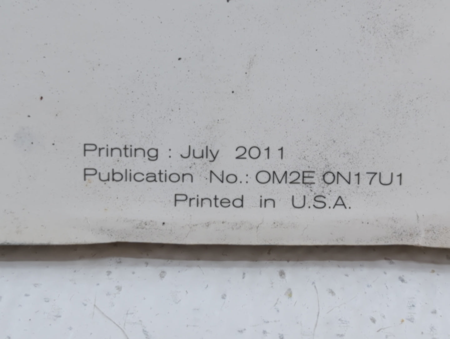 2012 Nissan Versa Owners Manual Book Guide P/N:OM2E 0N17U1 OEM Used Auto Parts - Oemusedautoparts1.com