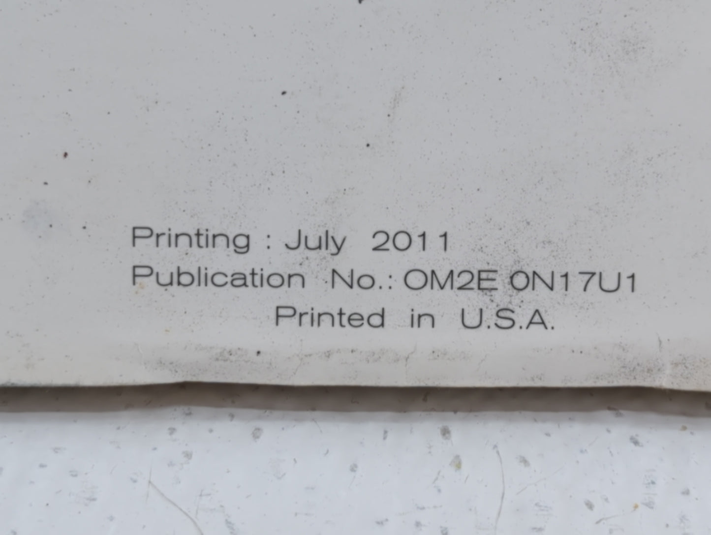 2012 Nissan Versa Owners Manual Book Guide P/N:OM2E 0N17U1 OEM Used Auto Parts - Oemusedautoparts1.com