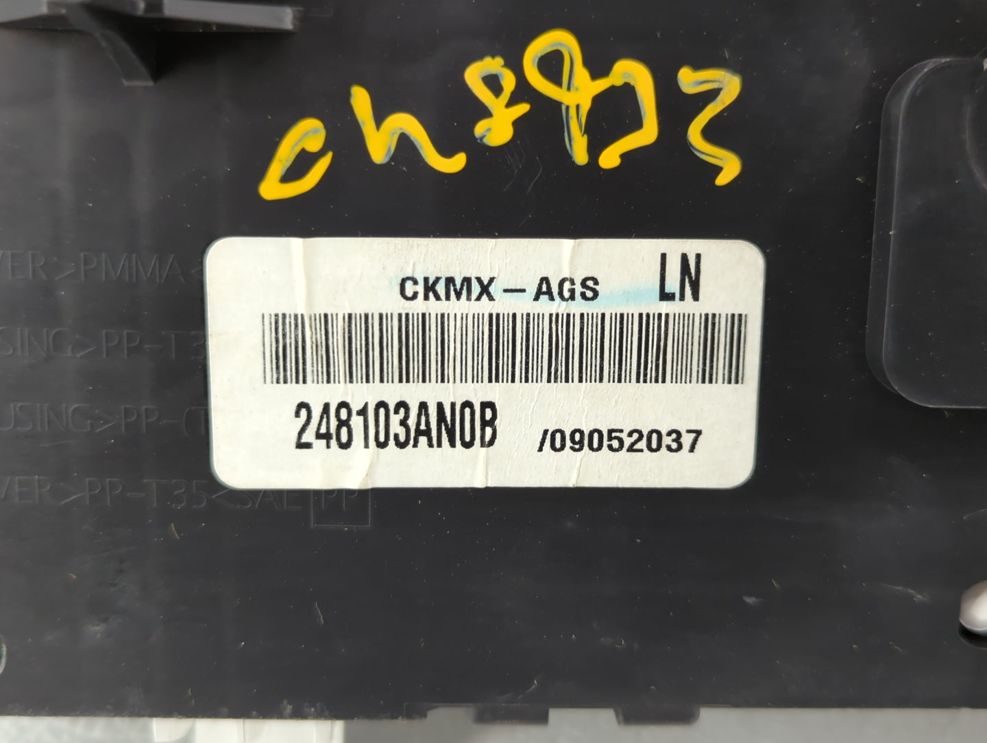 2012 Nissan Versa Instrument Cluster Speedometer Gauges P/N:248103AN0B Fits OEM Used Auto Parts - Oemusedautoparts1.com