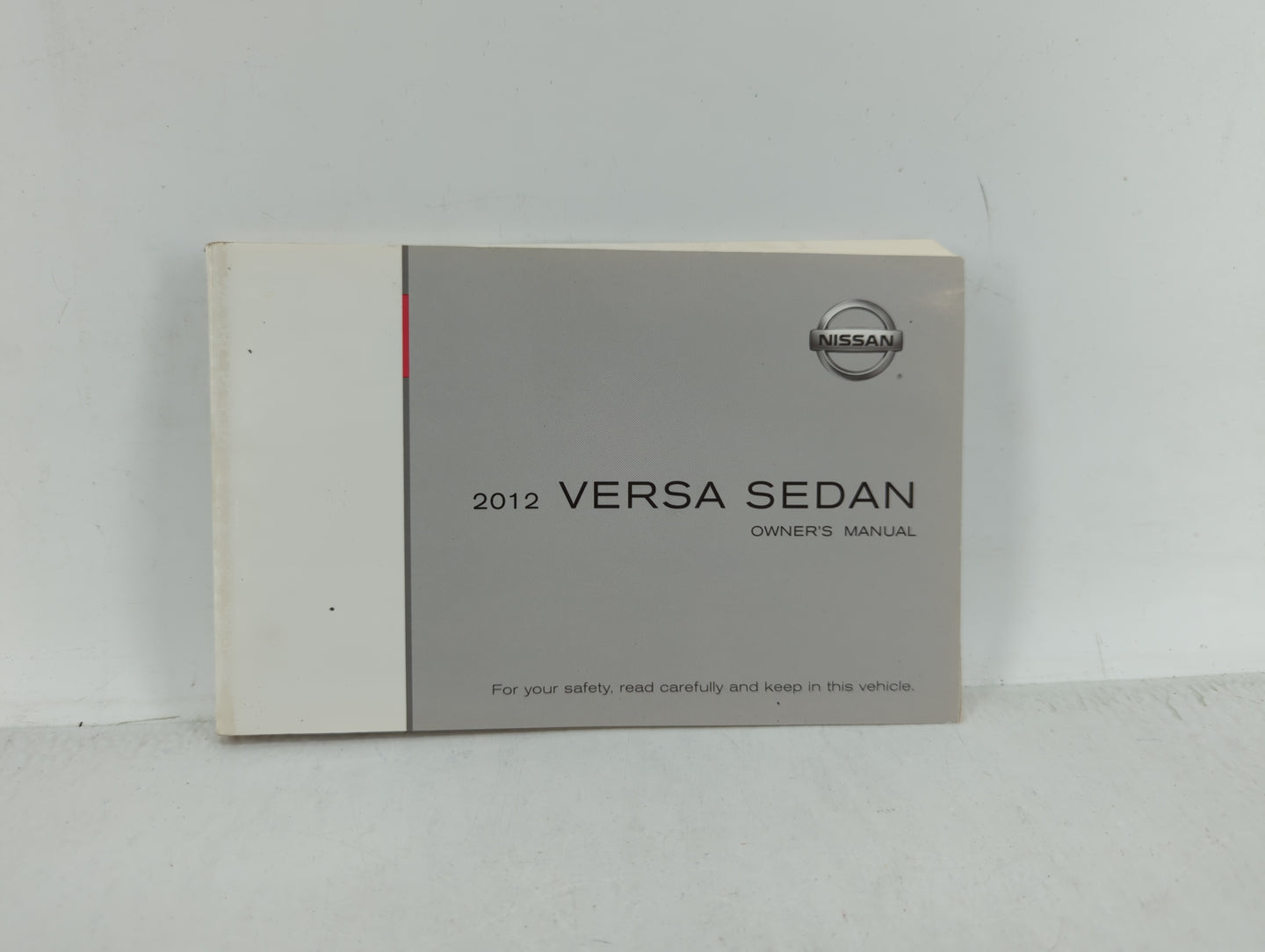 2012 Nissan Versa Owners Manual Book Guide OEM Used Auto Parts - Oemusedautoparts1.com