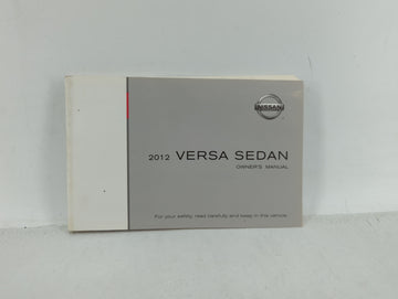 2012 Nissan Versa Owners Manual Book Guide OEM Used Auto Parts - Oemusedautoparts1.com
