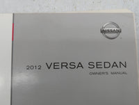 2012 Nissan Versa Owners Manual Book Guide OEM Used Auto Parts - Oemusedautoparts1.com