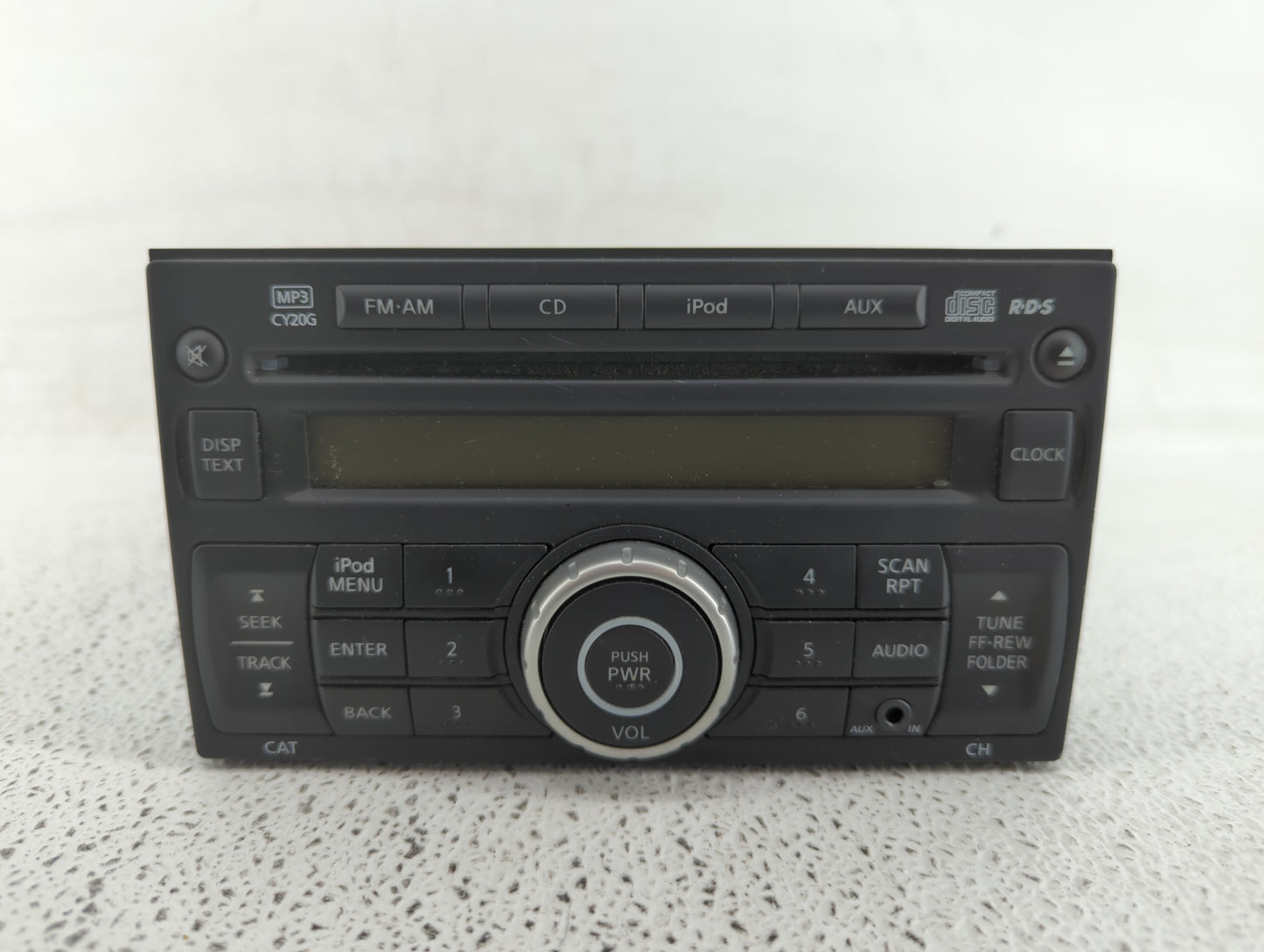 2012-2013 Nissan Versa Radio AM FM Cd Player Receiver Replacement P/N:28185 3AN1A 28185 3ANSA Fits Fits 2012 2013 OEM Used A