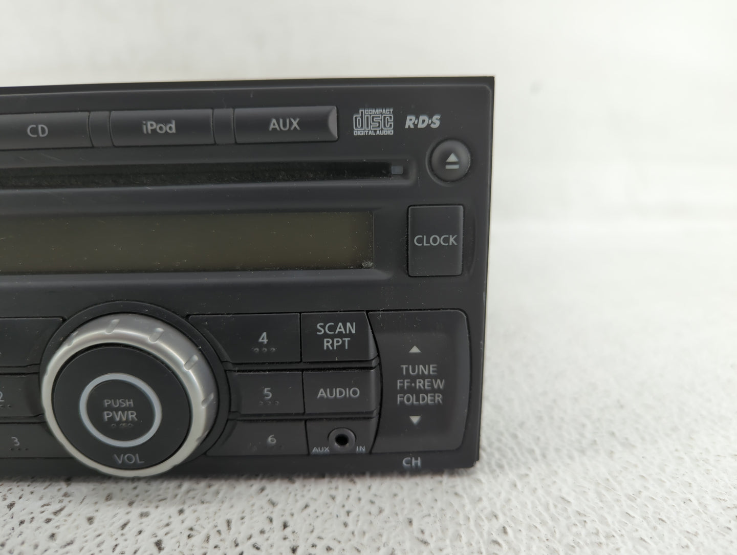 2012-2013 Nissan Versa Radio AM FM Cd Player Receiver Replacement P/N:28185 3AN1A 28185 3ANSA Fits Fits 2012 2013 OEM Used A