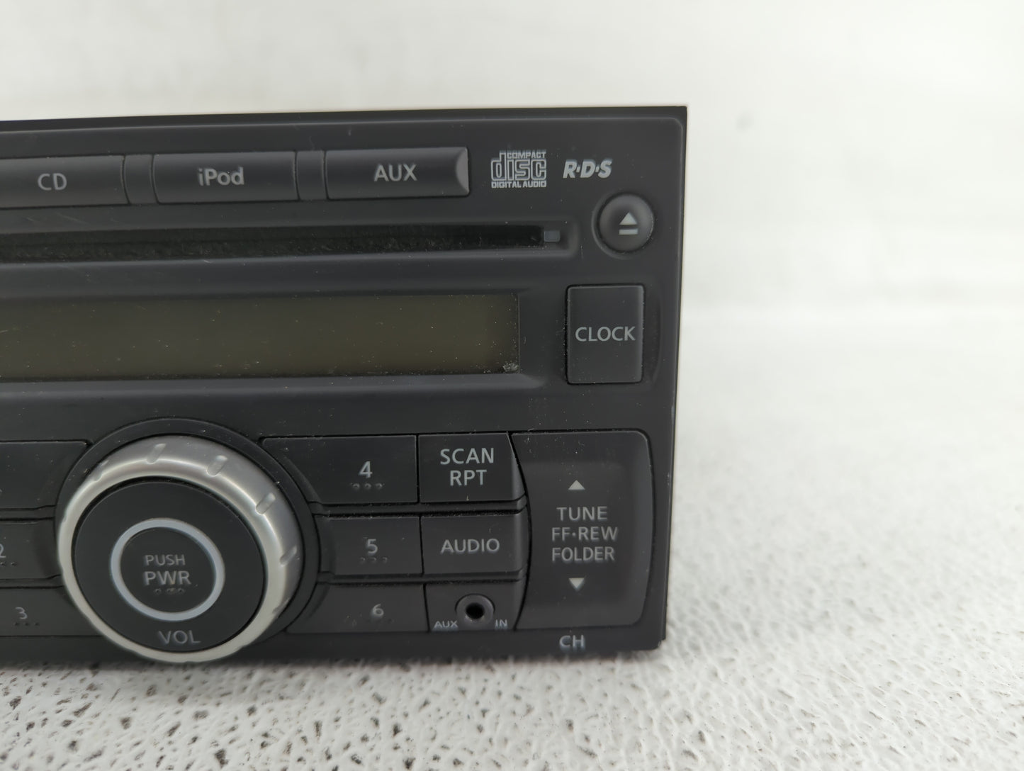 2012-2013 Nissan Versa Radio AM FM Cd Player Receiver Replacement P/N:28185 3AN1A 28185 3ANSA Fits Fits 2012 2013 OEM Used A