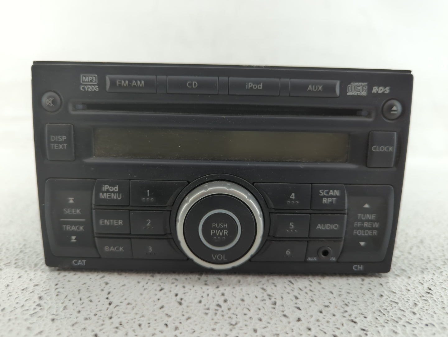 2012-2013 Nissan Versa Radio AM FM Cd Player Receiver Replacement P/N:28185 3AN1A 28185 3ANSA Fits Fits 2012 2013 OEM Used A