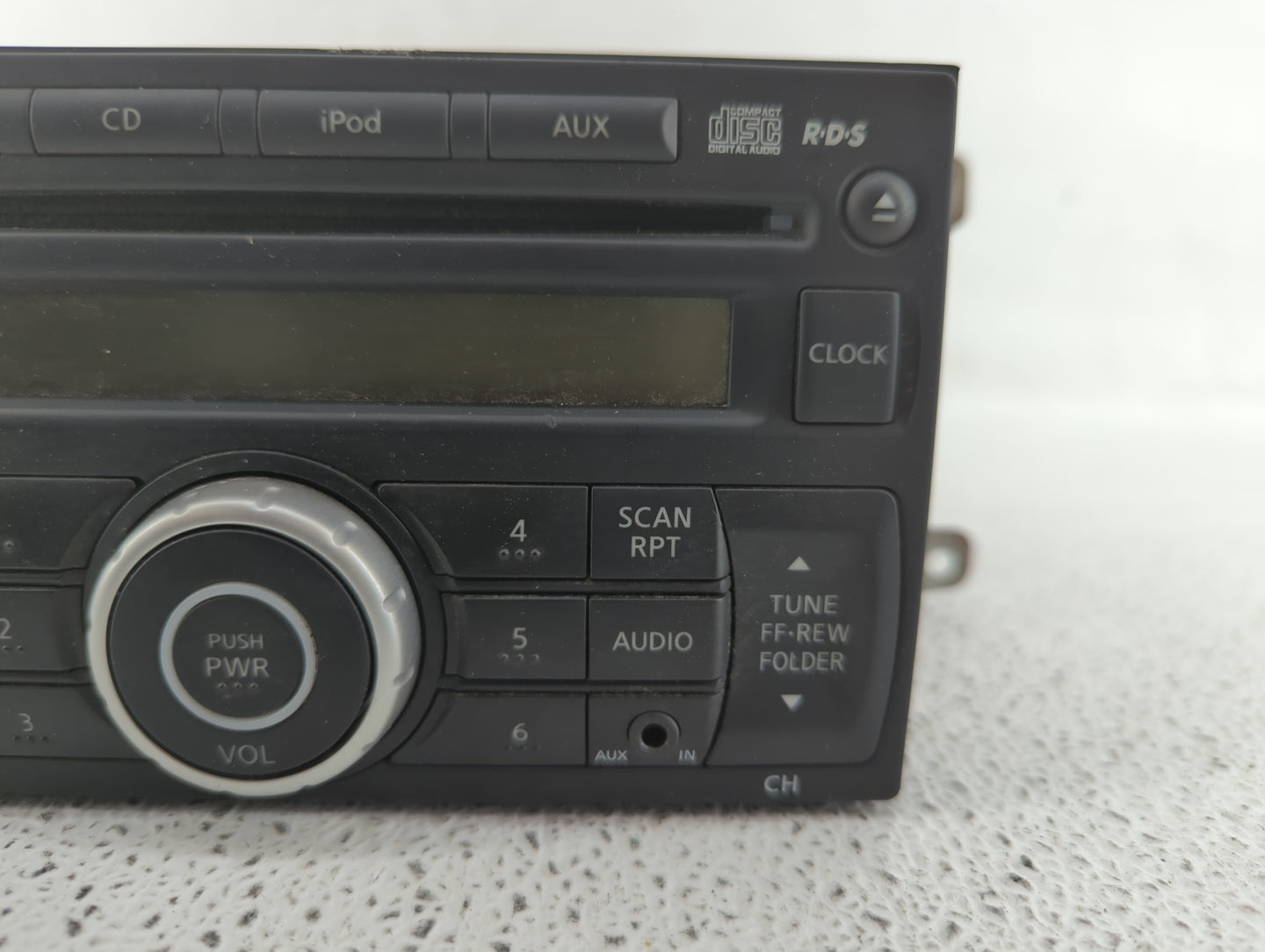 2012-2013 Nissan Versa Radio AM FM Cd Player Receiver Replacement P/N:28185 3AN1A 28185 3ANSA Fits Fits 2012 2013 OEM Used A