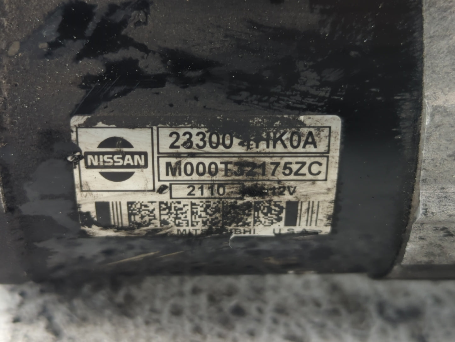 2012-2014 Nissan Versa Car Starter Motor Solenoid OEM Fits Fits 2012 2014 OEM Used Auto Parts - Oemusedautoparts1.com