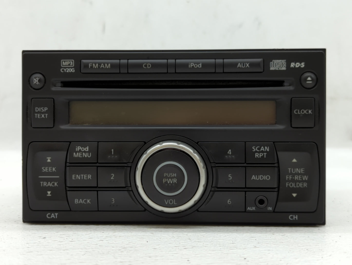 2012-2013 Nissan Versa Radio AM FM Cd Player Receiver Replacement P/N:28185 3AN1A Fits Fits 2012 2013 OEM Used Auto Parts - 