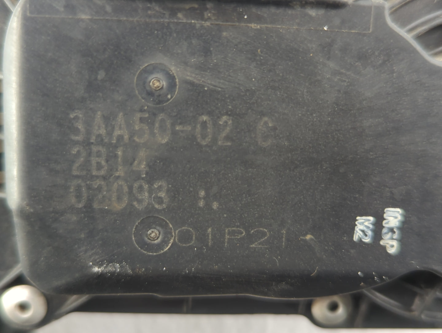 2012-2019 Nissan Versa Throttle Body P/N:3AA50-02C Fits Fits 2012 2013 2014 2015 2016 2017 2018 2019 OEM Used Auto Parts - O