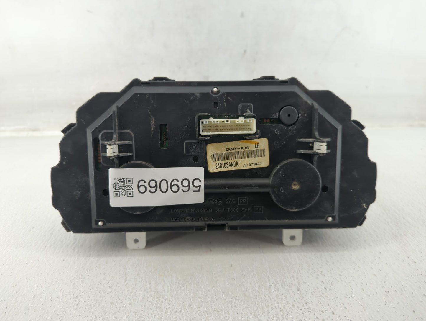 2012 Nissan Versa Instrument Cluster Speedometer Gauges P/N:248103AN0A Fits OEM Used Auto Parts - Oemusedautoparts1.com