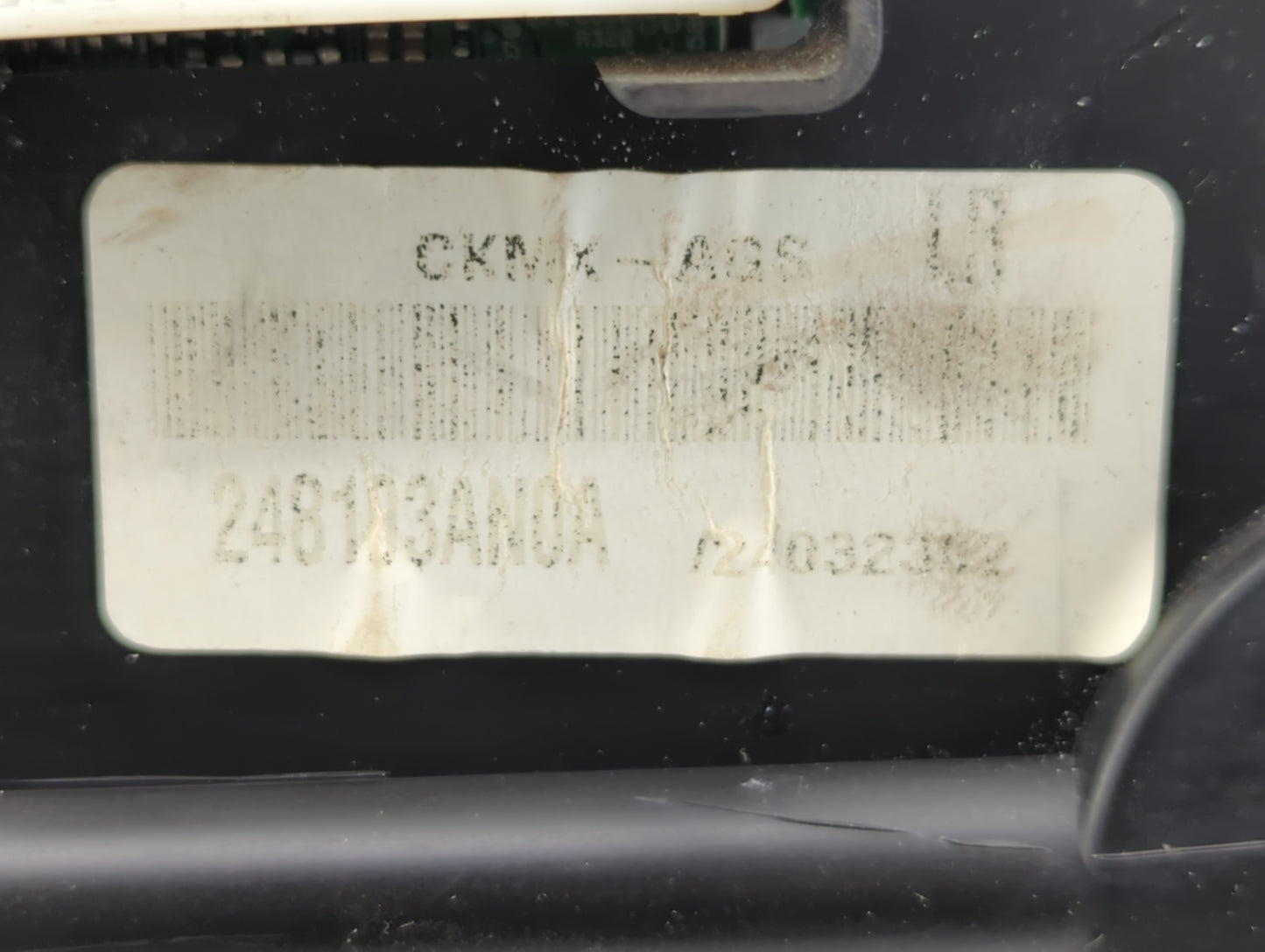 2012 Nissan Versa Instrument Cluster Speedometer Gauges P/N:248183AN0A Fits OEM Used Auto Parts - Oemusedautoparts1.com
