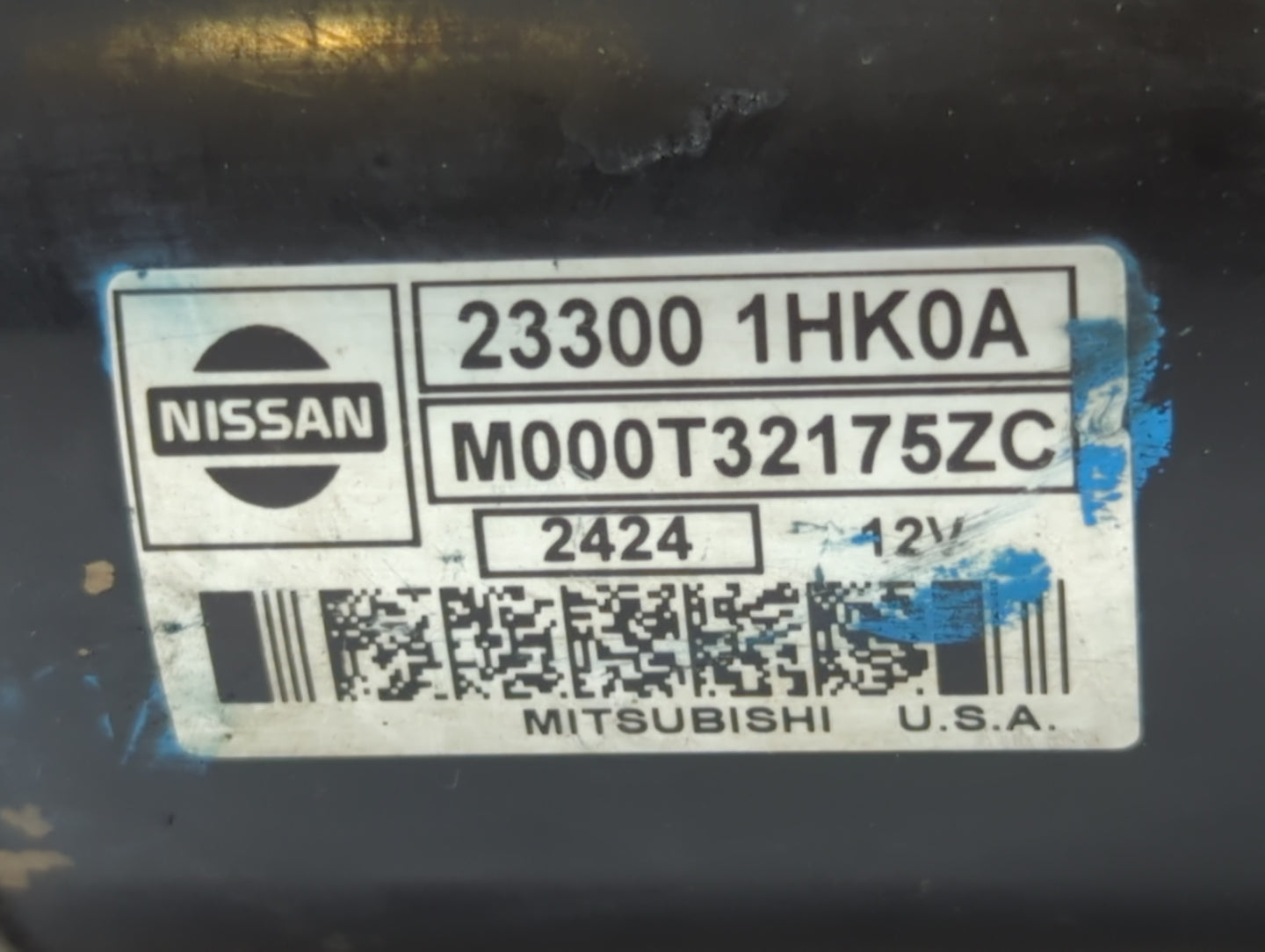 2012-2019 Nissan Versa Car Starter Motor Solenoid OEM P/N:M000T32175ZC 23300 1HK0A Fits OEM Used Auto Parts - Oemusedautopar