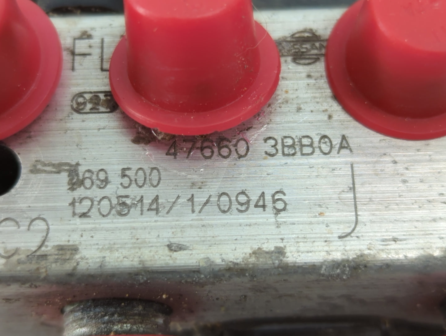 2012 Nissan Versa ABS Pump Control Module Replacement P/N:47660 3BB0A Fits OEM Used Auto Parts - Oemusedautoparts1.com