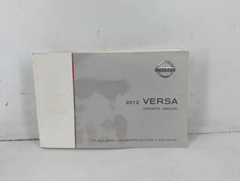 compare product 2012 Nissan Versa Owners Manual Book Guide P/N:OM2E 0C11U1 OEM Used Auto Parts