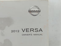2012 Nissan Versa Owners Manual Book Guide P/N:OM2E 0C11U1 OEM Used Auto Parts - Oemusedautoparts1.com