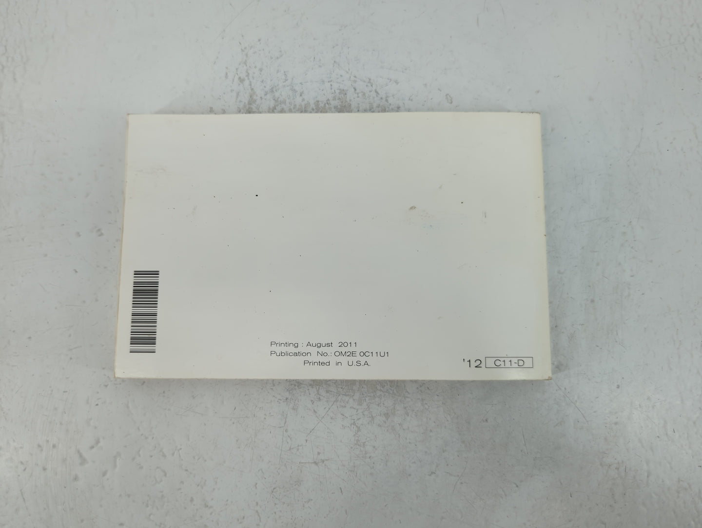 2012 Nissan Versa Owners Manual Book Guide P/N:OM2E 0C11U1 OEM Used Auto Parts - Oemusedautoparts1.com