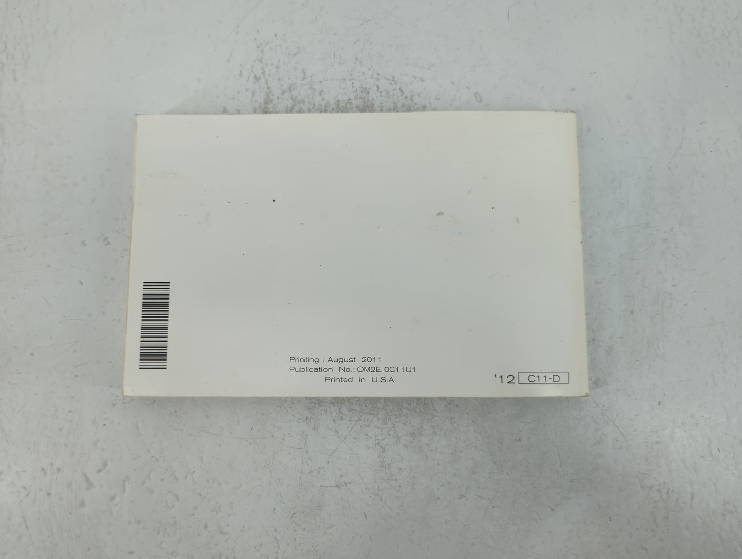 2012 Nissan Versa Owners Manual Book Guide P/N:OM2E 0C11U1 OEM Used Auto Parts - Oemusedautoparts1.com