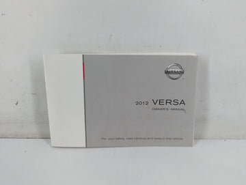 2012 Nissan Versa Owners Manual Book Guide P/N:OM2E 0C11U1 OEM Used Auto Parts - Oemusedautoparts1.com