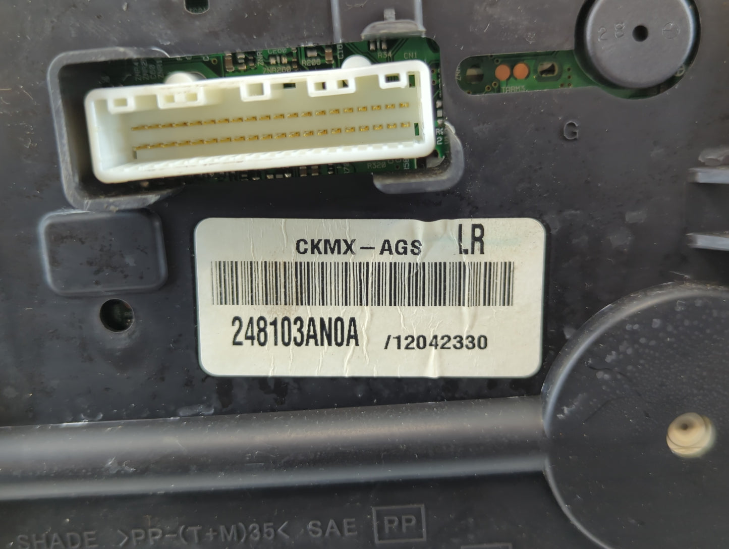 2012 Nissan Versa Instrument Cluster Speedometer Gauges P/N:2248103AN0A Fits OEM Used Auto Parts - Oemusedautoparts1.com