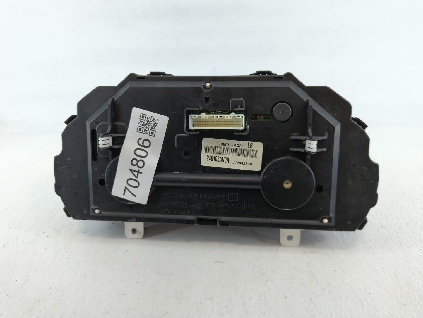 2012 Nissan Versa Instrument Cluster Speedometer Gauges P/N:2248103AN0A Fits OEM Used Auto Parts - Oemusedautoparts1.com