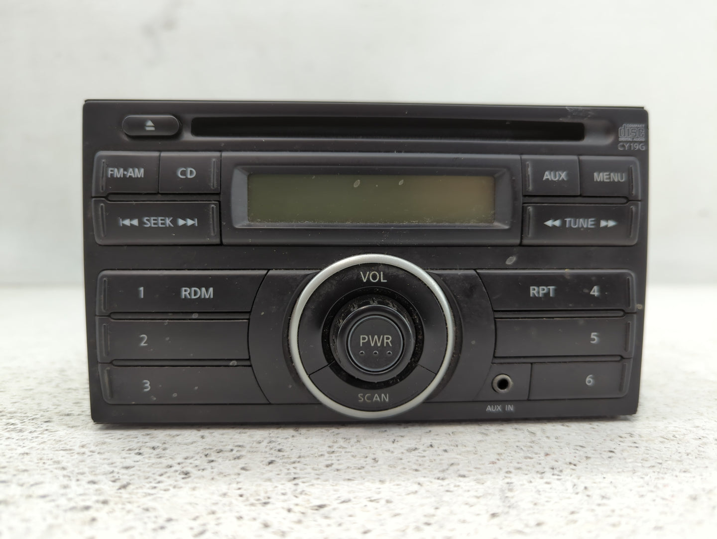 2012-2014 Nissan Versa Radio AM FM Cd Player Receiver Replacement P/N:28185 3AN0A Fits Fits 2012 2013 2014 OEM Used Auto Par
