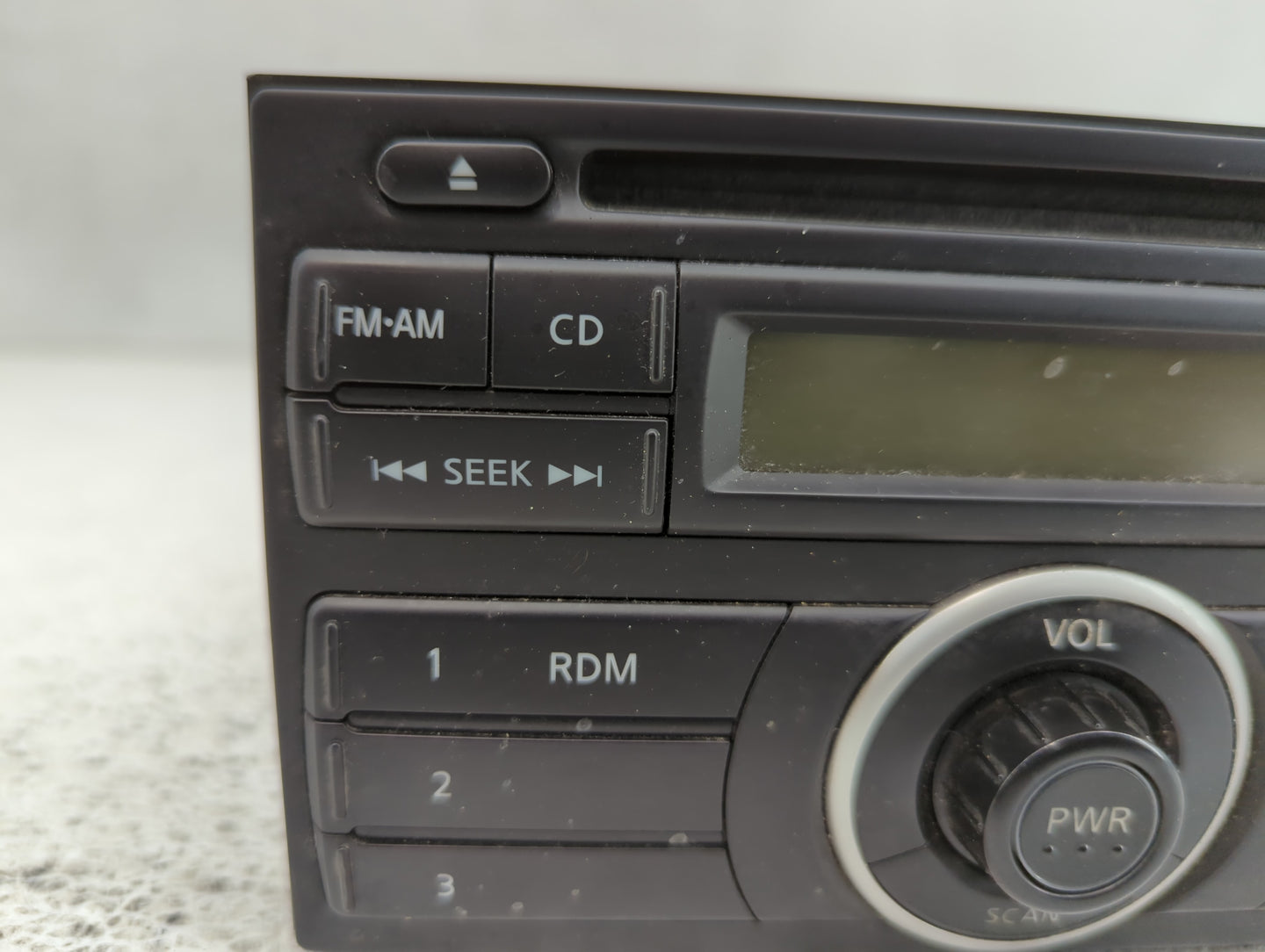2012-2014 Nissan Versa Radio AM FM Cd Player Receiver Replacement P/N:28185 3AN0A Fits Fits 2012 2013 2014 OEM Used Auto Par