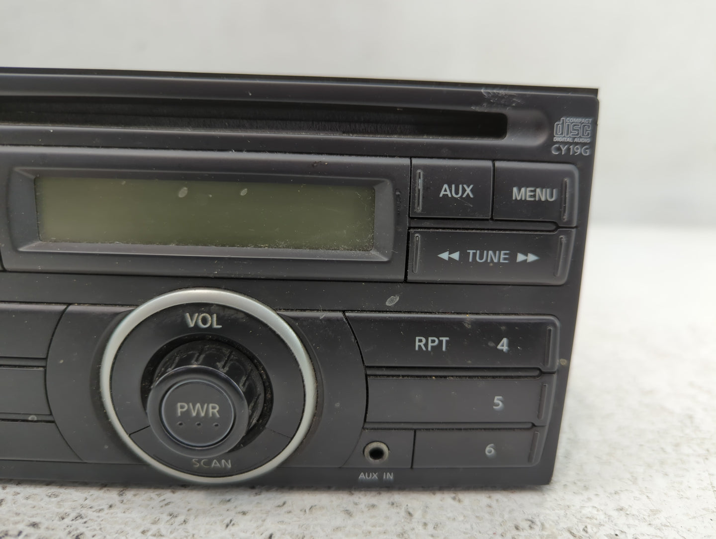 2012-2014 Nissan Versa Radio AM FM Cd Player Receiver Replacement P/N:28185 3AN0A Fits Fits 2012 2013 2014 OEM Used Auto Par