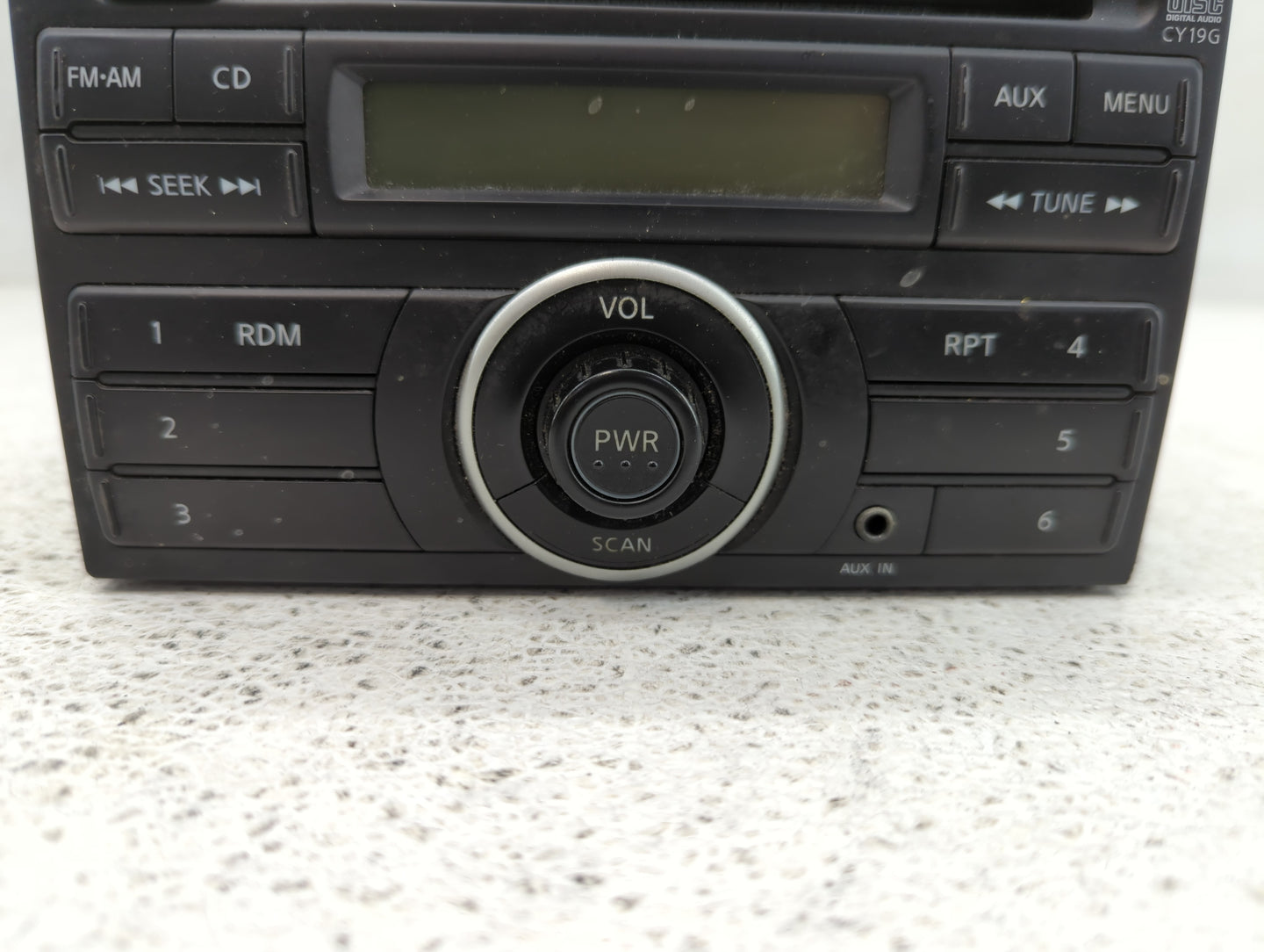 2012-2014 Nissan Versa Radio AM FM Cd Player Receiver Replacement P/N:28185 3AN0A Fits Fits 2012 2013 2014 OEM Used Auto Par