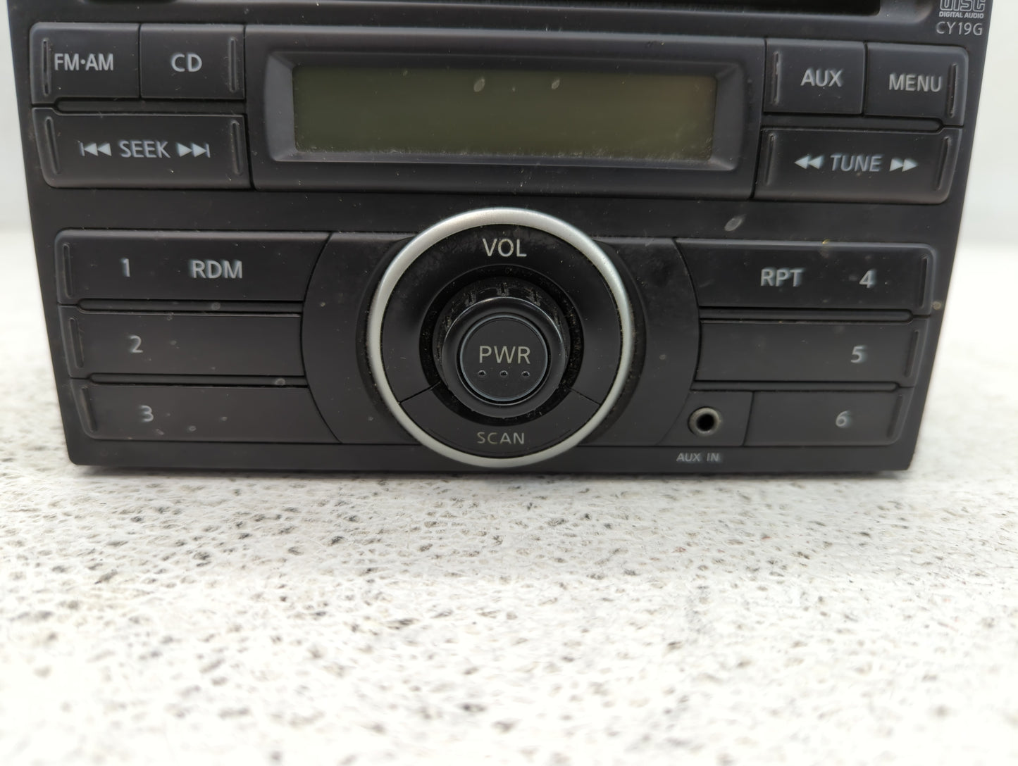 2012-2014 Nissan Versa Radio AM FM Cd Player Receiver Replacement P/N:28185 3AN0A Fits Fits 2012 2013 2014 OEM Used Auto Par