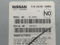 2012-2014 Nissan Versa Radio AM FM Cd Player Receiver Replacement P/N:28185 3AN0A Fits Fits 2012 2013 2014 OEM Used Auto Par