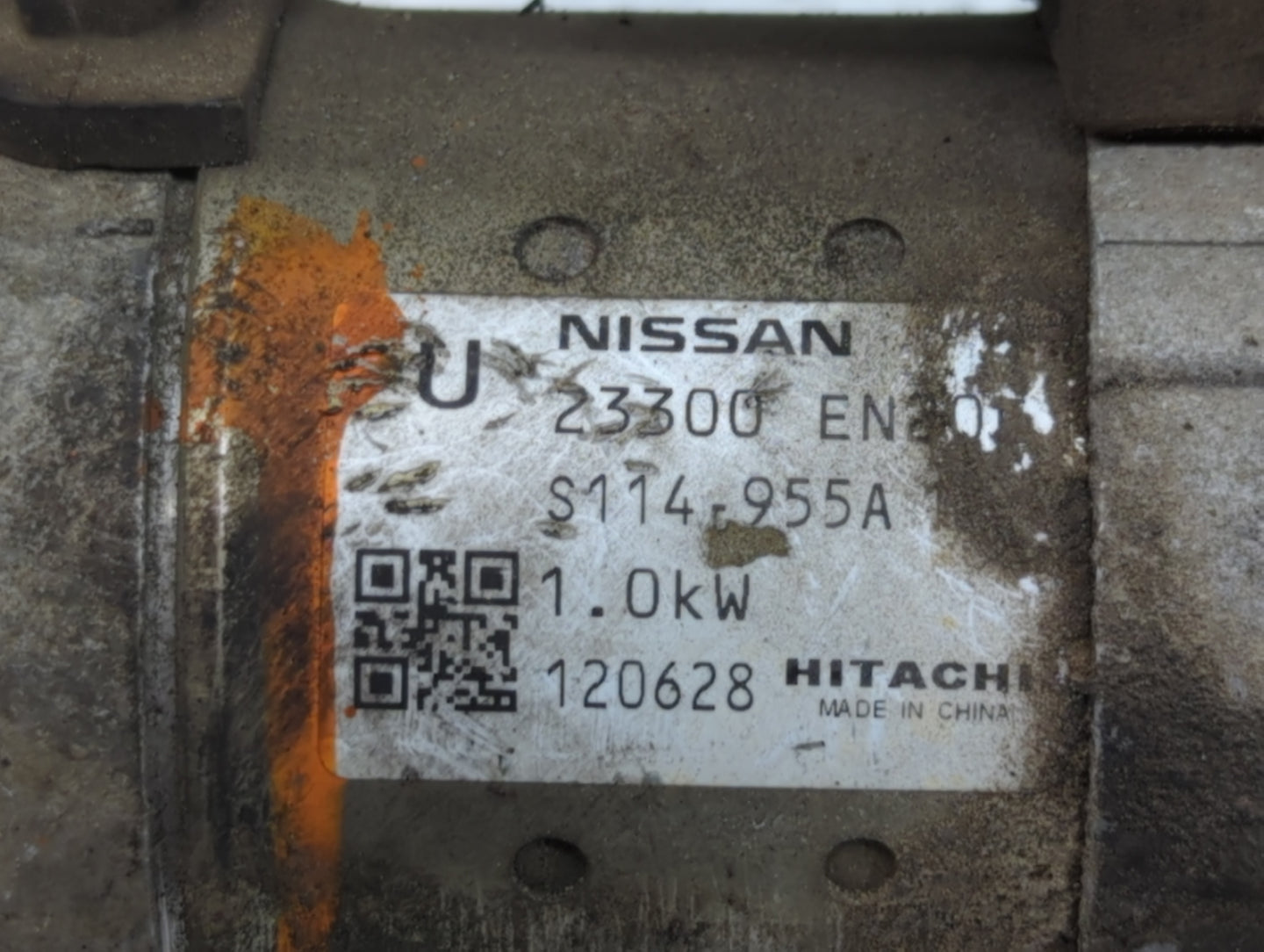 2010-2012 Nissan Versa Car Starter Motor Solenoid OEM P/N:23300 EN20E 12313223 Fits Fits 2010 2011 2012 2013 OEM Used Auto P