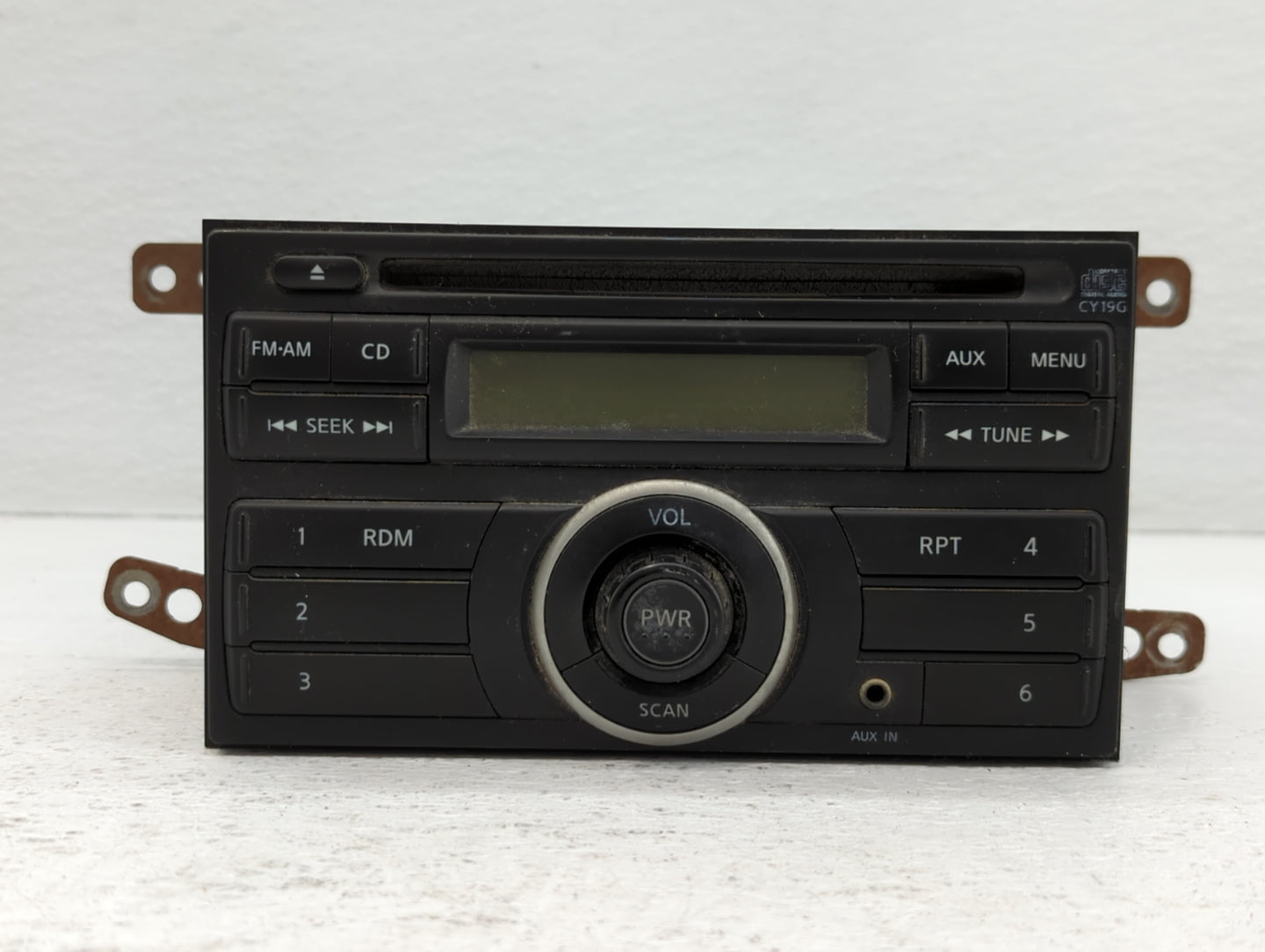 2012-2014 Nissan Versa Radio AM FM Cd Player Receiver Replacement P/N:28185 3AN0A Fits Fits 2012 2013 2014 OEM Used Auto Par