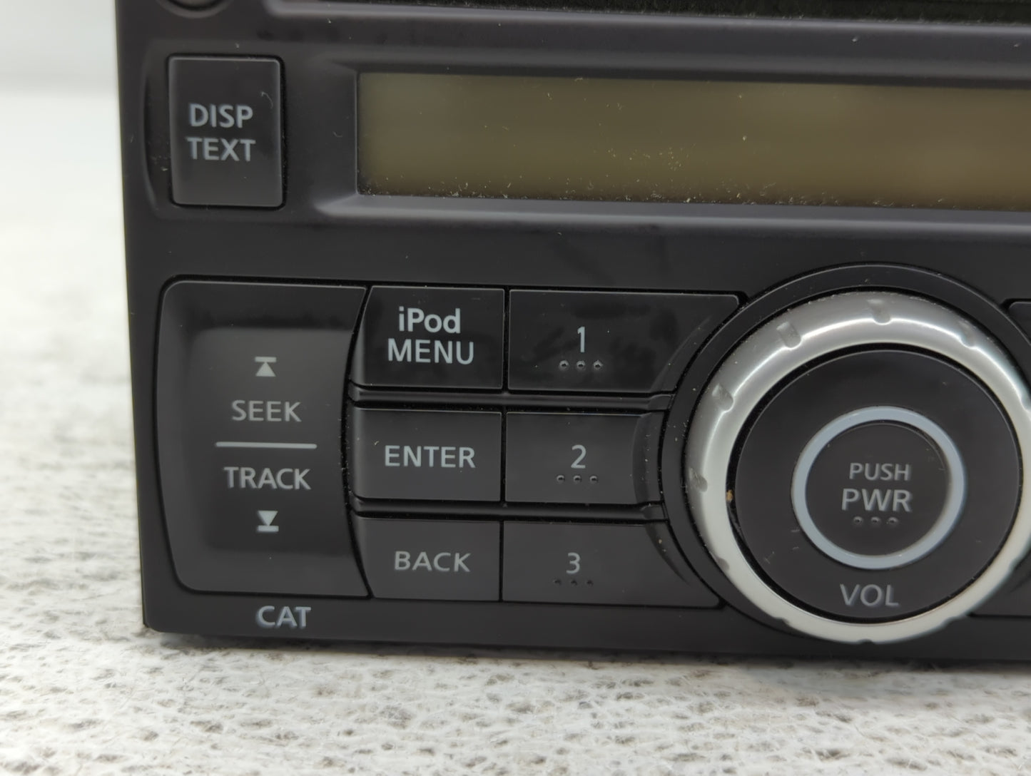 2012-2013 Nissan Versa Radio AM FM Cd Player Receiver Replacement P/N:28185 3AN1A Fits Fits 2012 2013 OEM Used Auto Parts - 