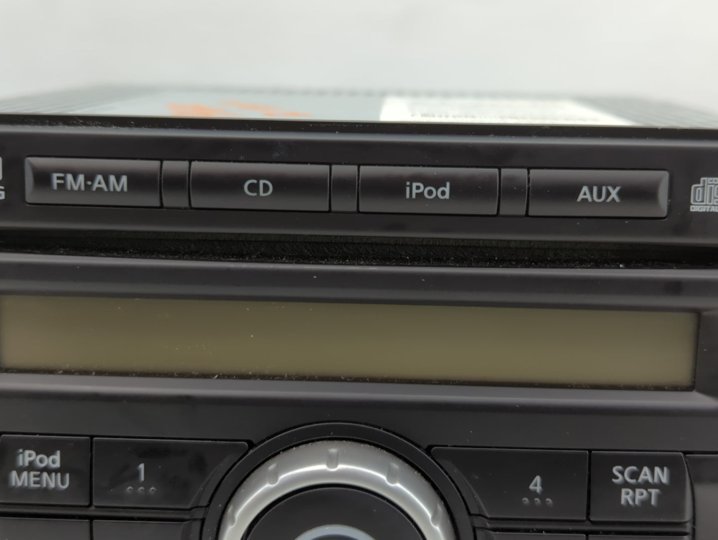 2012-2013 Nissan Versa Radio AM FM Cd Player Receiver Replacement P/N:28185 3AN1A Fits Fits 2012 2013 OEM Used Auto Parts - 
