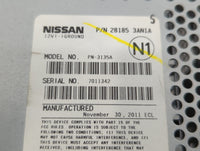 2012-2013 Nissan Versa Radio AM FM Cd Player Receiver Replacement P/N:28185 3AN1A Fits Fits 2012 2013 OEM Used Auto Parts - 