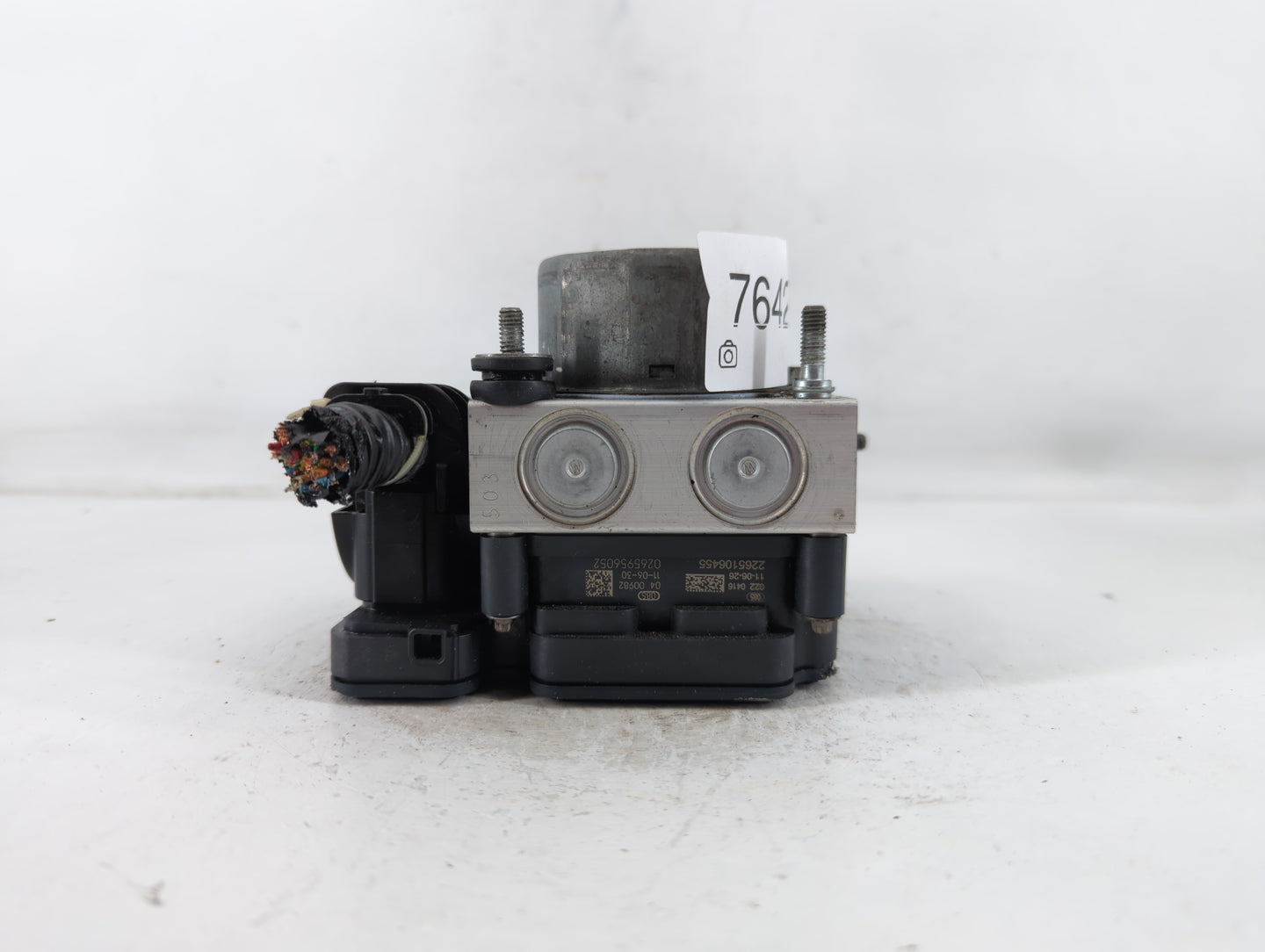 2012 Nissan Versa ABS Pump Control Module Replacement P/N:47660 3BB0A Fits OEM Used Auto Parts - Oemusedautoparts1.com