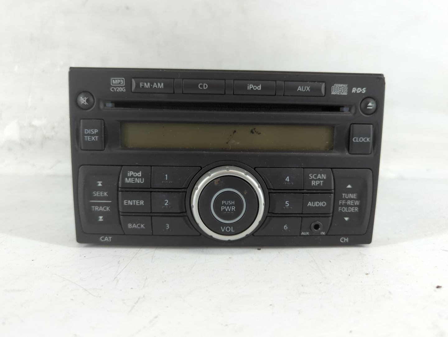 2012-2013 Nissan Versa Radio AM FM Cd Player Receiver Replacement P/N:28185 3AN1A Fits Fits 2012 2013 OEM Used Auto Parts - 