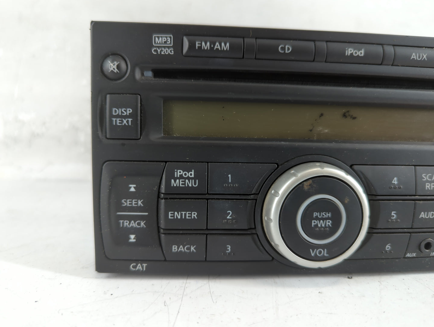 2012-2013 Nissan Versa Radio AM FM Cd Player Receiver Replacement P/N:28185 3AN1A Fits Fits 2012 2013 OEM Used Auto Parts - 