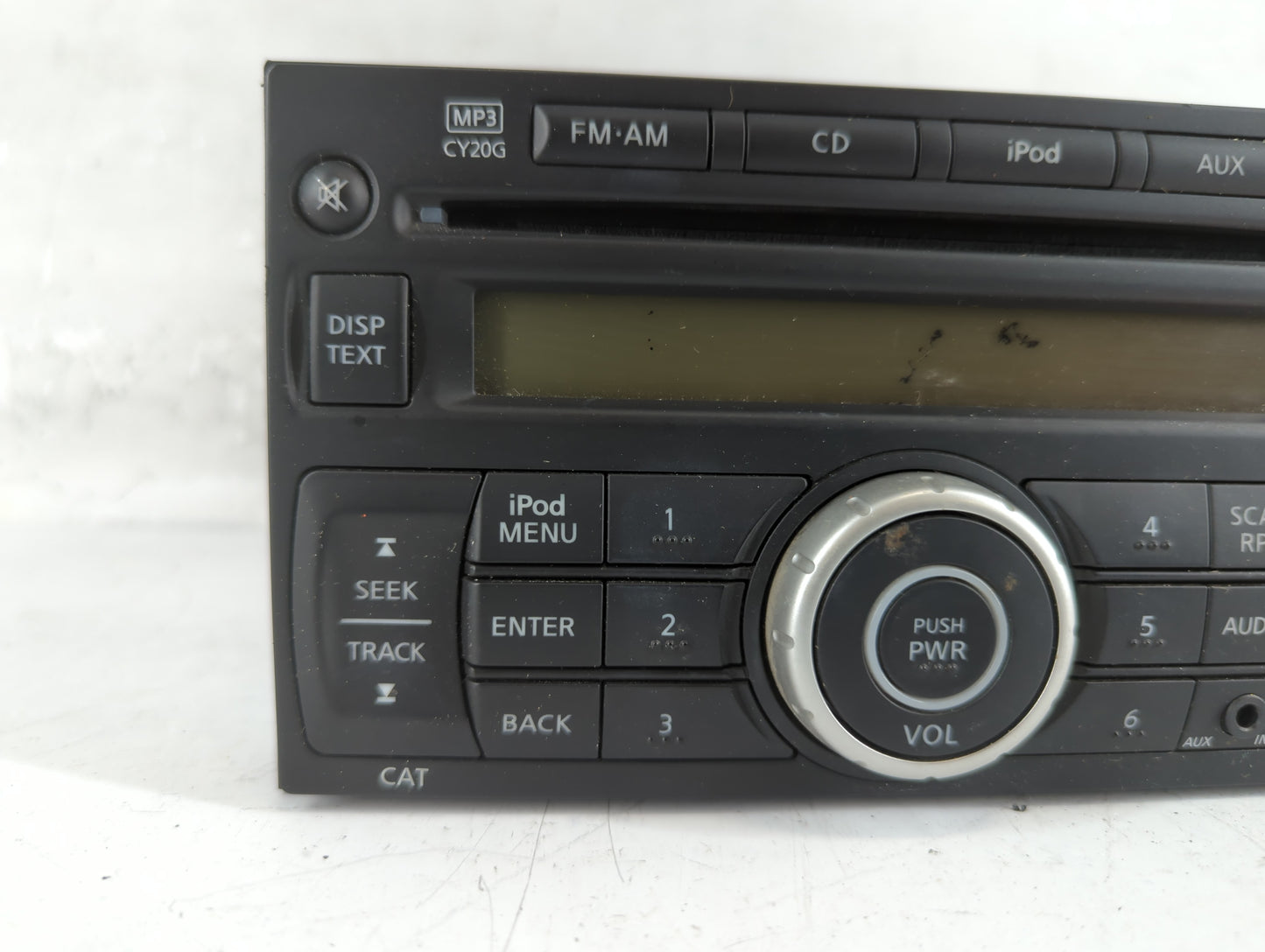 2012-2013 Nissan Versa Radio AM FM Cd Player Receiver Replacement P/N:28185 3AN1A Fits Fits 2012 2013 OEM Used Auto Parts - 