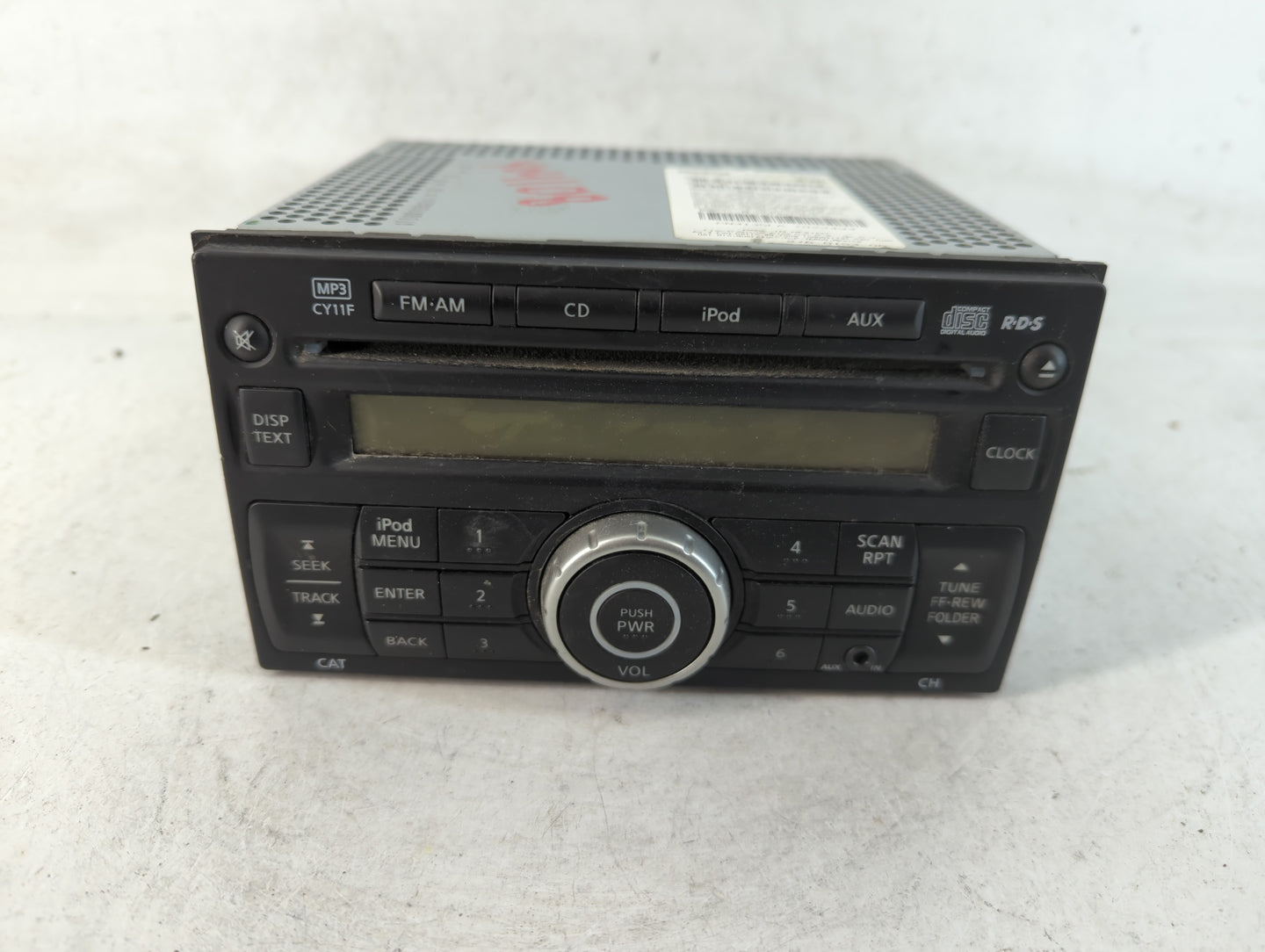 2012-2014 Nissan Versa Radio AM FM Cd Player Receiver Replacement P/N:28185 3AN0A Fits Fits 2012 2013 2014 OEM Used Auto Par