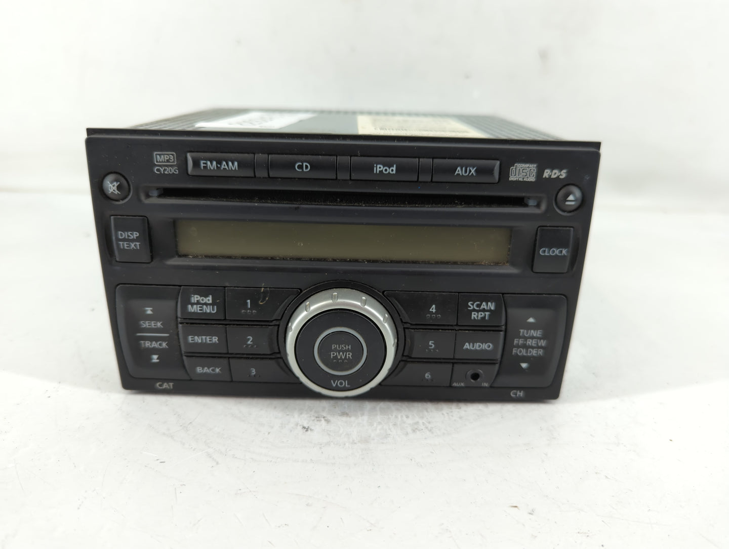 2012-2013 Nissan Versa Radio AM FM Cd Player Receiver Replacement P/N:28185 3AN1A Fits Fits 2012 2013 OEM Used Auto Parts - 