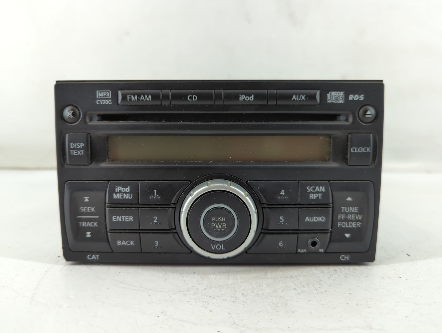 2012-2013 Nissan Versa Radio AM FM Cd Player Receiver Replacement P/N:28185 3AN1A Fits Fits 2012 2013 OEM Used Auto Parts - 