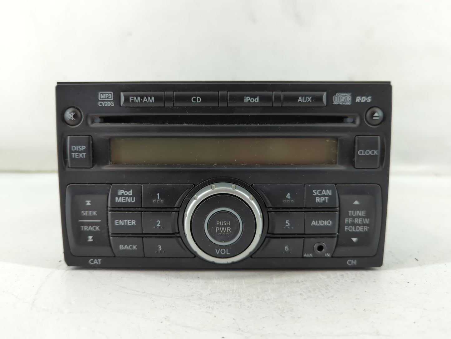 2012-2013 Nissan Versa Radio AM FM Cd Player Receiver Replacement P/N:28185 3AN1A Fits Fits 2012 2013 OEM Used Auto Parts - 