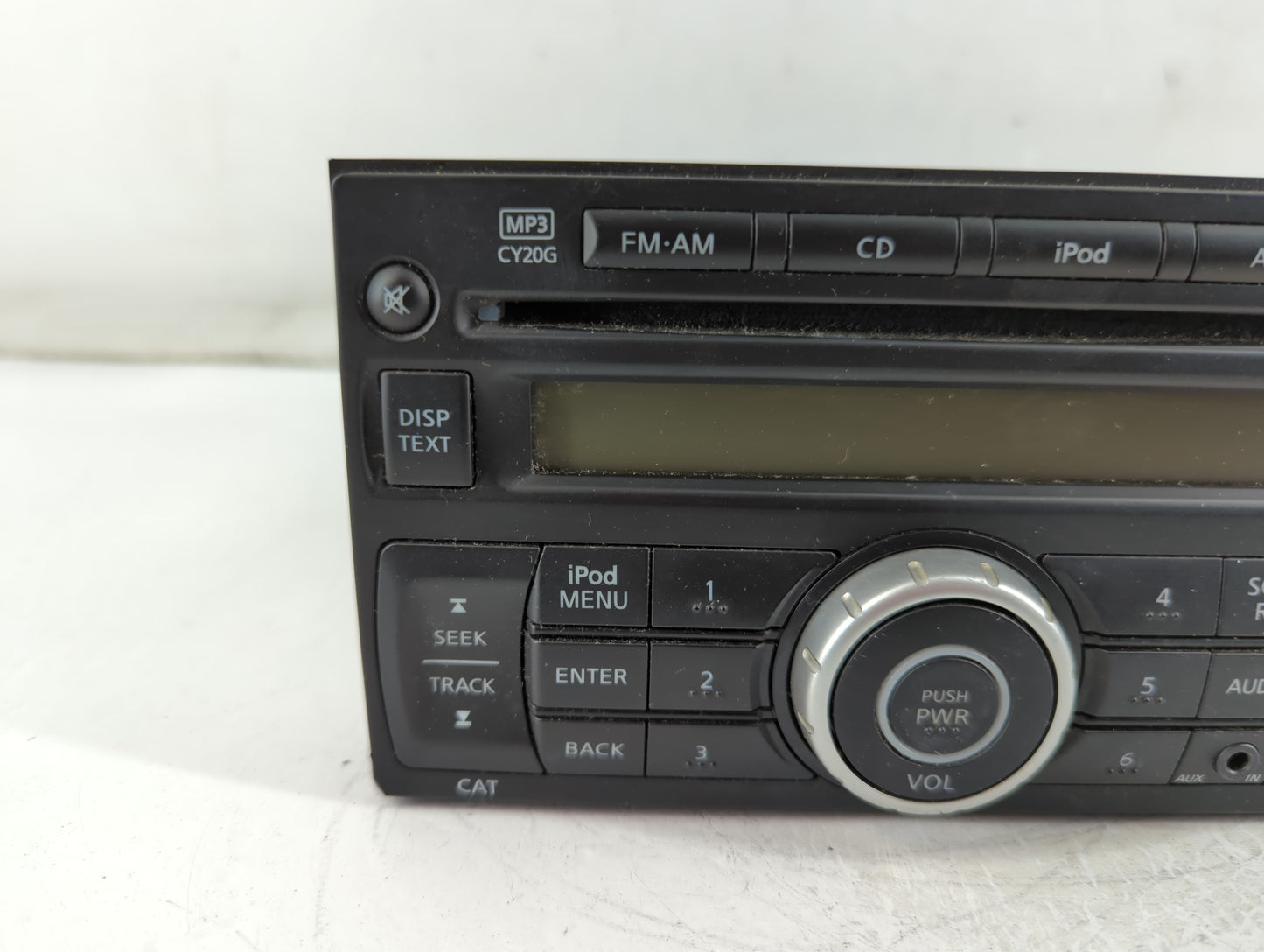 2012-2013 Nissan Versa Radio AM FM Cd Player Receiver Replacement P/N:28185 3AN1A Fits Fits 2012 2013 OEM Used Auto Parts - 