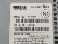 2012-2013 Nissan Versa Radio AM FM Cd Player Receiver Replacement P/N:28185 3AN1A Fits Fits 2012 2013 OEM Used Auto Parts - 